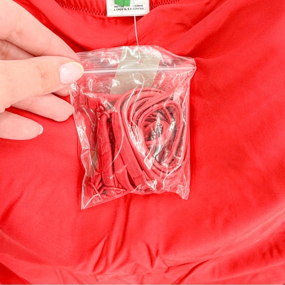 J. Crew Red One Piece Swimsuit with Sweetheart Neckline - Picture 2 of 4